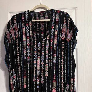 Johnny Was Embroidered Poncho - NEW - Size Small
